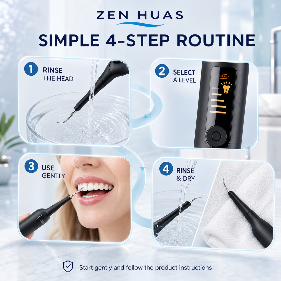 Electric Tooth Cleaner how to use