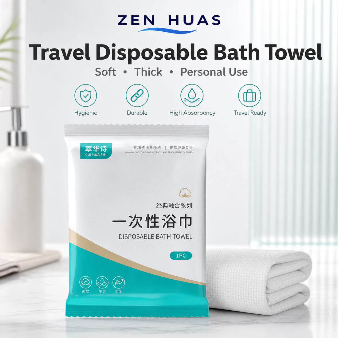Disposable Bath Towel main image