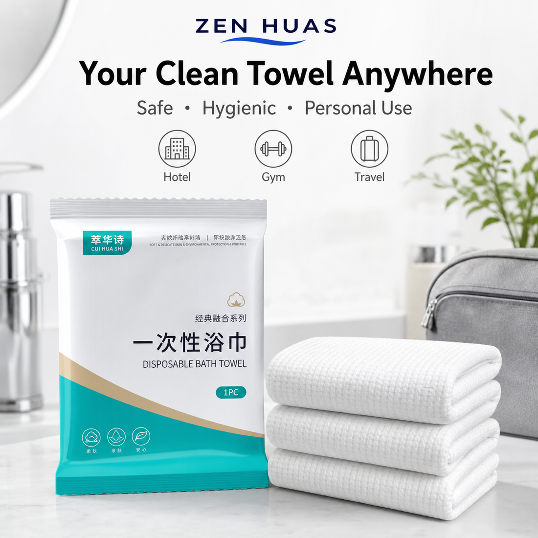 Disposable Bath Towel clean towel anywhere