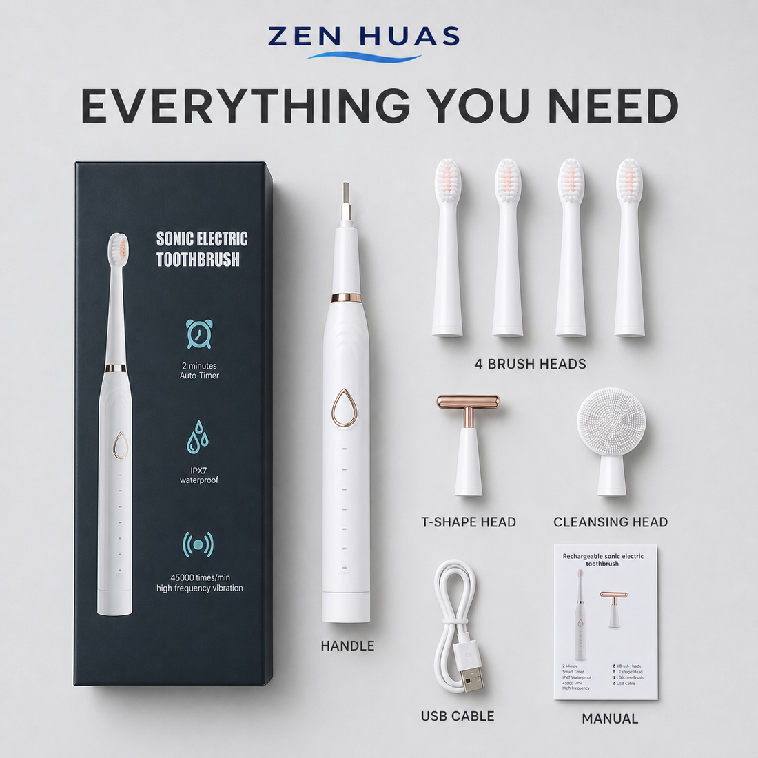 Sonic Electric Toothbrush everything you need
