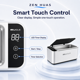 500ml Ultrasonic Cleaner Machine 46000Hz with 304 Stainless Steel Tank, Touch Control and 4 Timers for Home Use - product detail 5