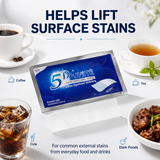 5D Teeth Whitening Strips surface stain care