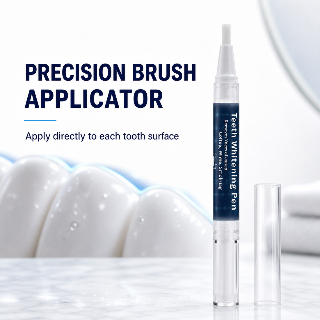 MELAO teeth whitening pen precision brush