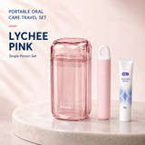 A1005 oral care travel set in Lychee Pink