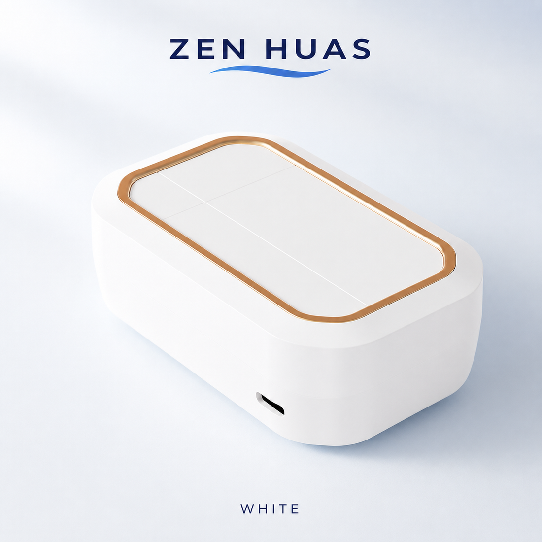 Ultrasonic Contact Lens Cleaner in White