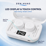 LED display and touch controls