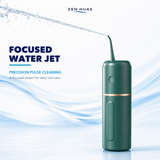 Portable water flosser pulse cleaning