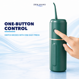 Portable water flosser one button control