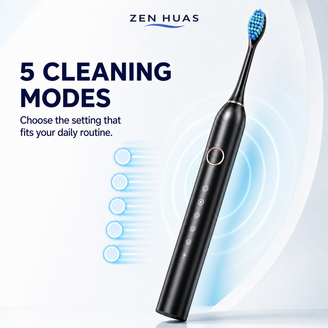 X-3 Plus electric toothbrush five cleaning modes