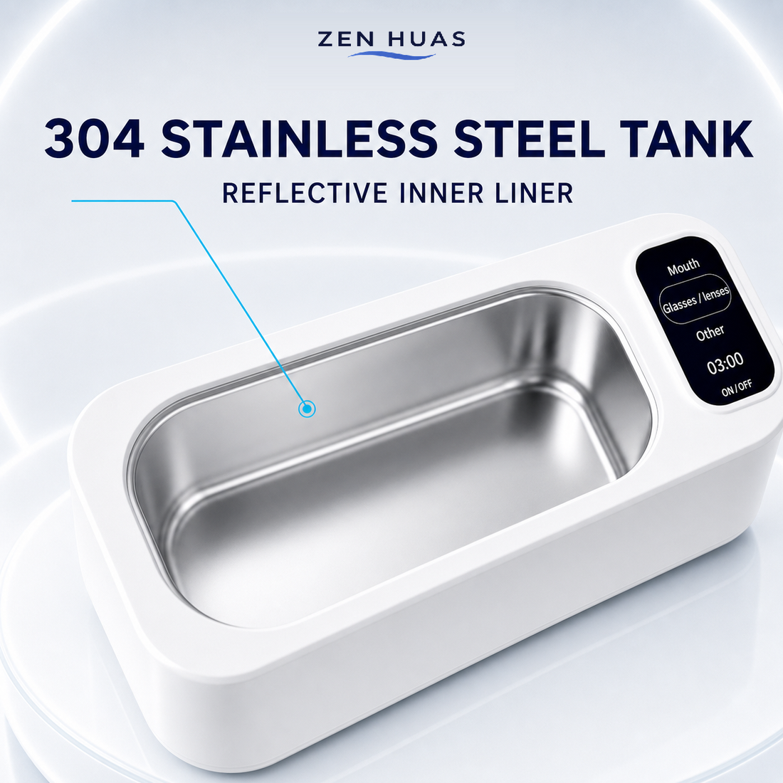 Ultrasonic cleaner 304 stainless steel tank