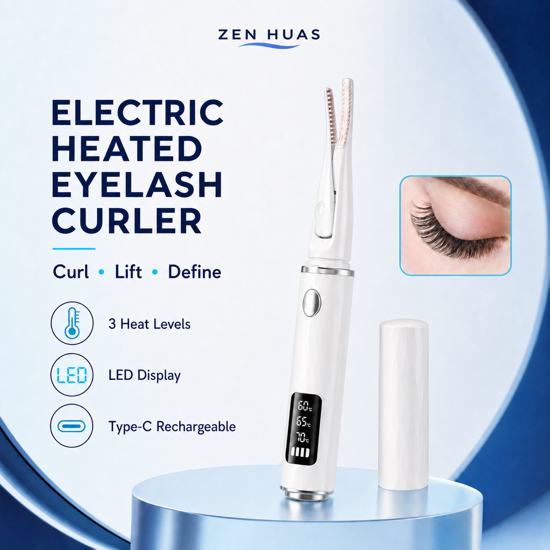 Electric Heated Eyelash Curler
