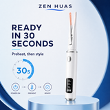 Heated eyelash curler preheat