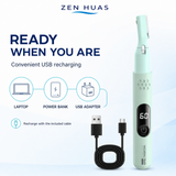 Electric Eyebrow Trimmer USB Rechargeable Facial Hair Shaver with LED Power Display and 4 Length Settings - product detail 5