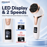 Electric Foot Rasp Callus Remover Rechargeable Pedicure File 2 Speeds Vacuum LED Display 3 Roller Heads - product detail 4
