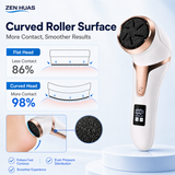 Electric Foot Rasp Callus Remover Rechargeable Pedicure File 2 Speeds Vacuum LED Display 3 Roller Heads - product detail 5
