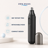 Electric Nose Hair Trimmer with 360 Rotary Head, Washable Detachable Head and Compact Travel Cap for Men Women - product detail 7