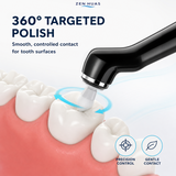 Electric Tooth Polisher Rechargeable Oral Care Tool with 5 Heads, 5 Modes, LED Light and IPX6 Resistance - product detail 4