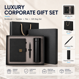 Executive Corporate Gift Set Notebook Pen 500ml Thermal Tumbler Gift Box Business Office Door Gift - product detail 1