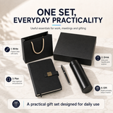 Executive Corporate Gift Set Notebook Pen 500ml Thermal Tumbler Gift Box Business Office Door Gift - product detail 8