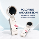 Foldable angle design for handheld and desktop use