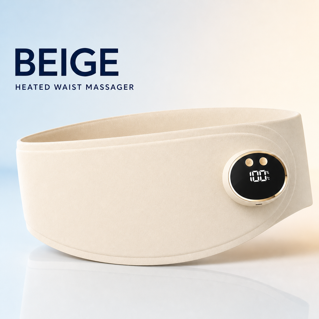 GS006 heated waist massager in Beige