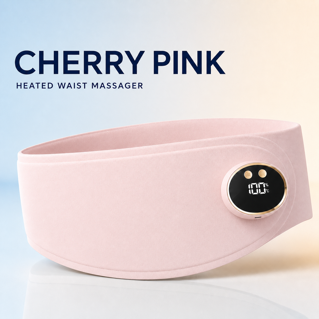 GS006 heated waist massager in Cherry Pink