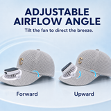 Adjustable fan airflow angle