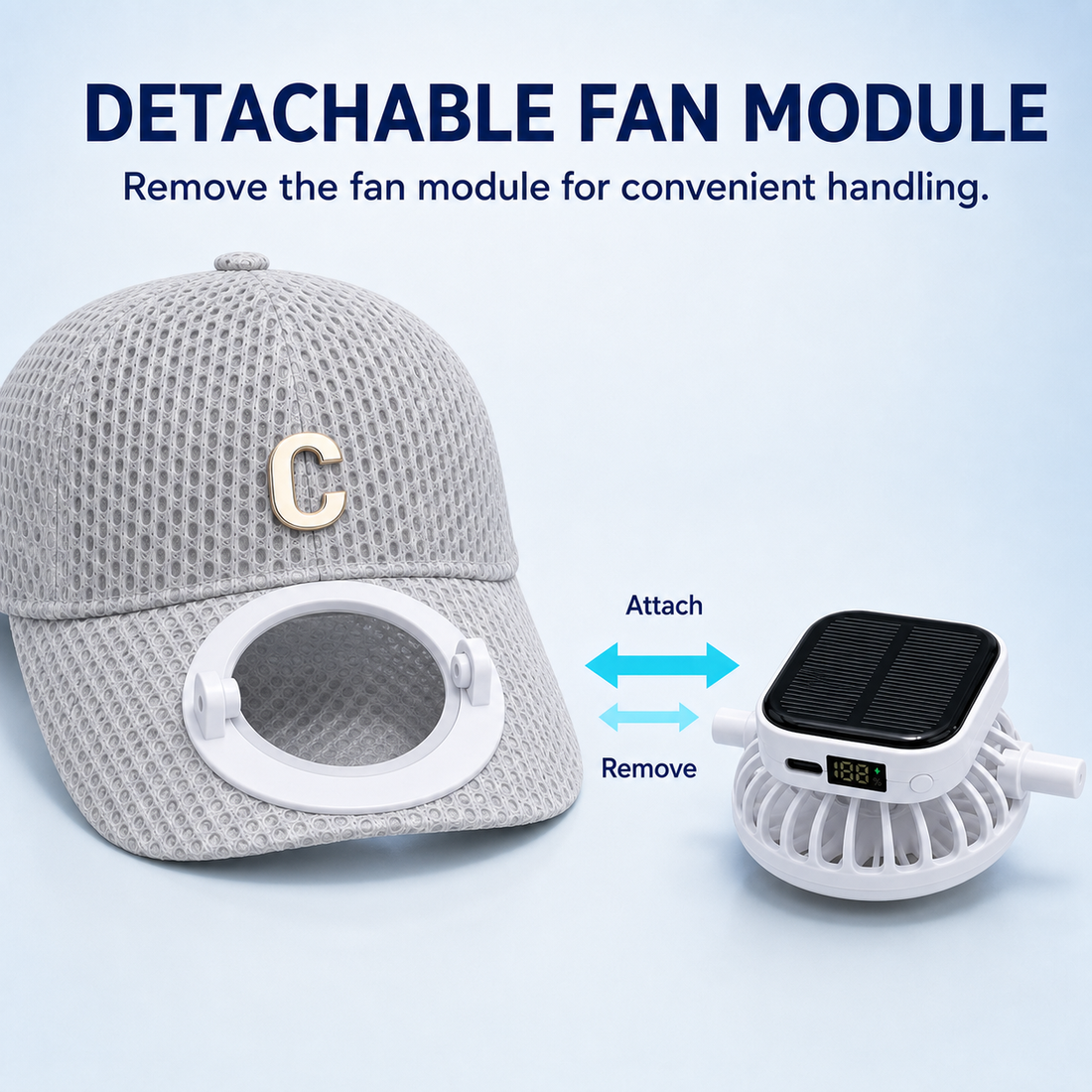 Detachable fan module