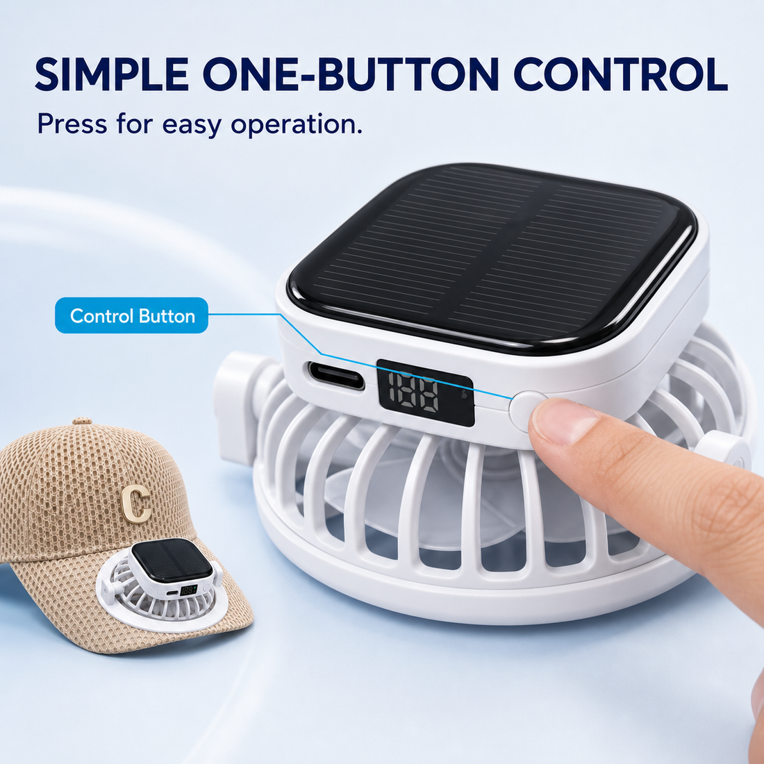 One-button fan control