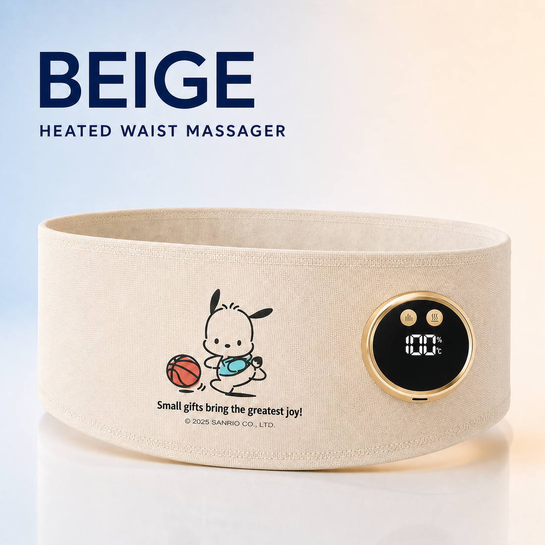 GS1010 heated waist massager in Beige