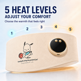 Five adjustable heat levels