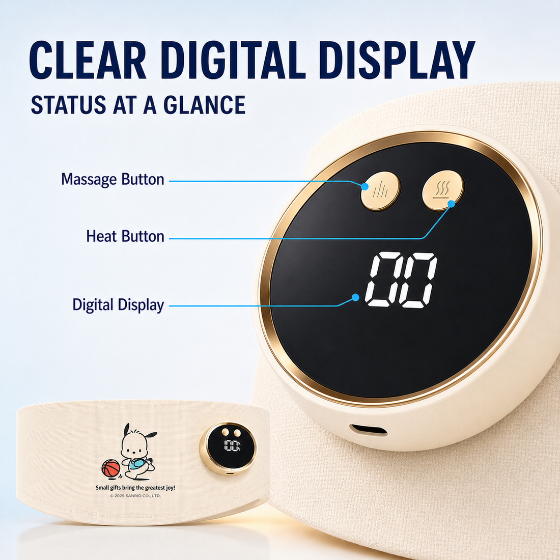 Digital display and dual button controls