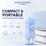 Kids Mini Water Flosser Portable Oral Care Device with 2 Cleaning Modes, One Button Control and Clear Water Tank - product detail 5