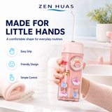 Kids Mini Water Flosser Portable Oral Care Device with 2 Cleaning Modes, One Button Control and Clear Water Tank - product detail 6