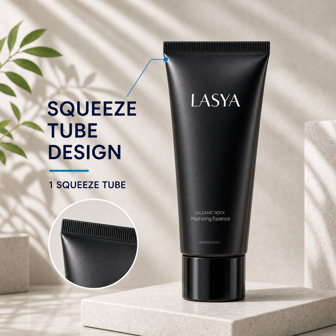Squeeze tube skincare item