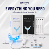 LED Teeth Whitening Kit 16 Blue Light Mouth Tray 4 Whitening Pens 16 Min Timer 4 Adapter Options - product detail 1