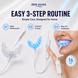 LED Teeth Whitening Kit 16 Blue Light Mouth Tray 4 Whitening Pens 16 Min Timer 4 Adapter Options - product detail 5