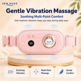 Menstrual Heating Belt Period Comfort Warm Waist Pad 3 Heat Levels Gentle Vibration Lightweight Wear - product detail 2