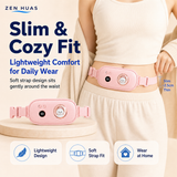 Menstrual Heating Belt Period Comfort Warm Waist Pad 3 Heat Levels Gentle Vibration Lightweight Wear - product detail 4