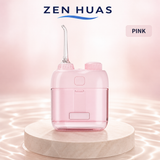 Mini Portable Water Flosser 80ml Oral Irrigator, 3 Pressure Modes, IPX7 Waterproof and Magnetic Charging - Pink