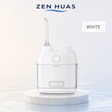 Mini Portable Water Flosser 80ml Oral Irrigator, 3 Pressure Modes, IPX7 Waterproof and Magnetic Charging - White