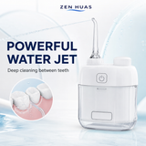 Mini Portable Water Flosser 80ml Oral Irrigator, 3 Pressure Modes, IPX7 Waterproof and Magnetic Charging - product detail 1