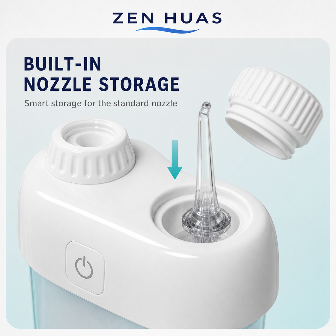 Mini Portable Water Flosser 80ml Oral Irrigator, 3 Pressure Modes, IPX7 Waterproof and Magnetic Charging - product detail 4