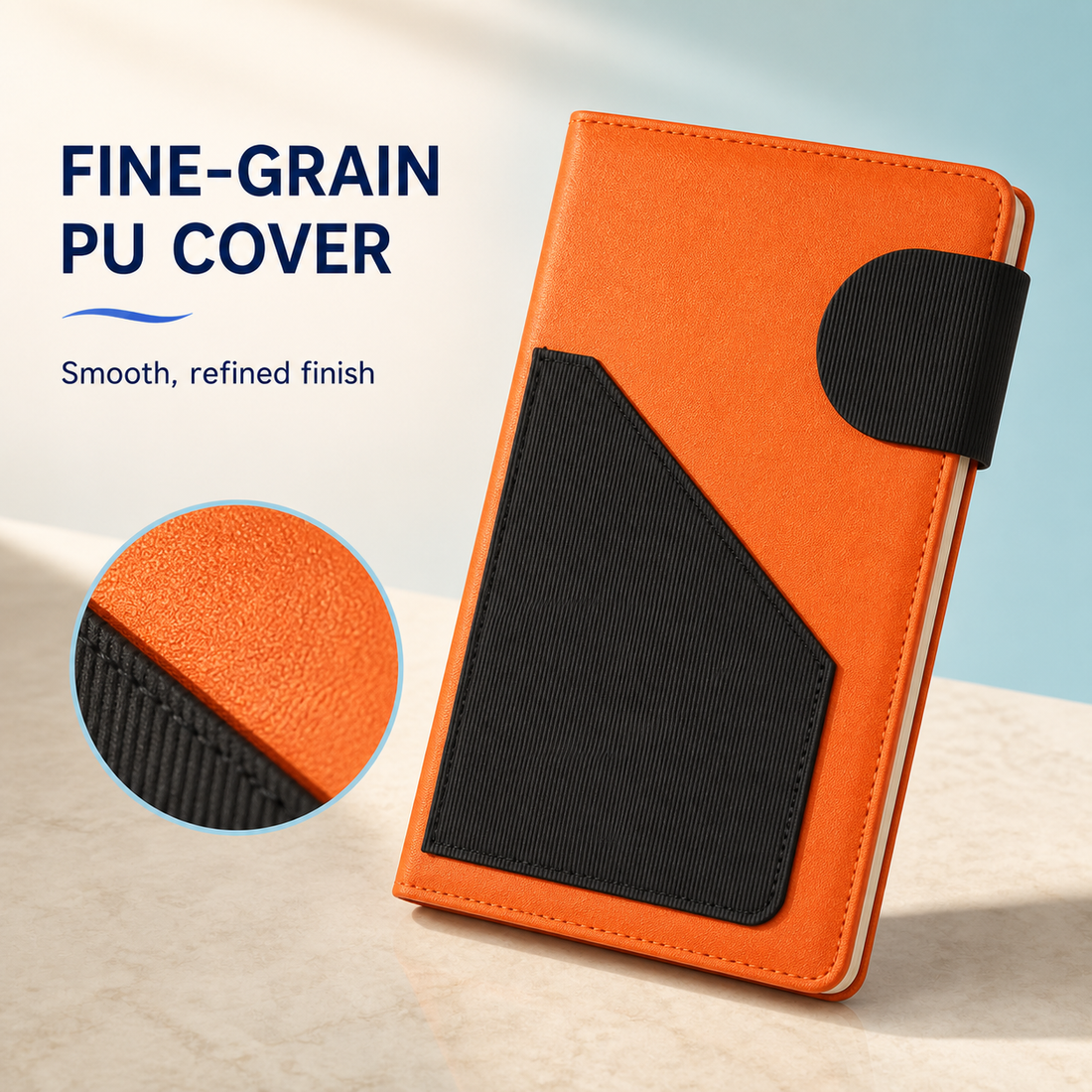 D5 Fine Grain PU Cover
