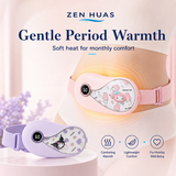 Period Heating Belt 5 Heat Levels 3 Vibration Modes 3000mAh Type-C Rechargeable Menstrual Warm Waist Pad - product detail 1