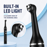 Electric tooth polisher LED light