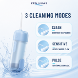 Portable Water Flosser 200ml USB-C Rechargeable Oral Irrigator with 3 Modes and 4 Cleaning Nozzles for Travel - product detail 3