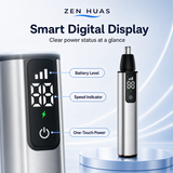 Rechargeable Electric Nose Hair Trimmer with LED Digital Display, 360 Degree Head and Type-C Fast Charging - product detail 3