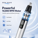 Rechargeable Electric Nose Hair Trimmer with LED Digital Display, 360 Degree Head and Type-C Fast Charging - product detail 4
