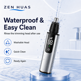 Rechargeable Electric Nose Hair Trimmer with LED Digital Display, 360 Degree Head and Type-C Fast Charging - product detail 6